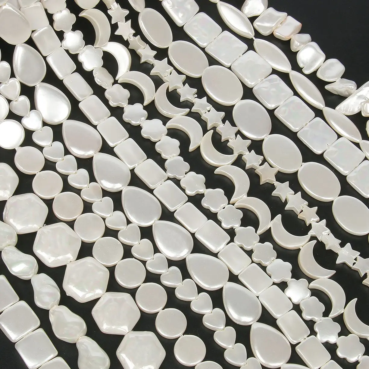 Бусины из белого искусственного жемчуга, круглые бусины в форме сердца, звезды, барочного жемчуга, россыпью, для изготовления ювелирных изд...
Бусины из белого искусственного жемчуга, круглые бусины в форме сердца, звезды, барочного жемчуга, россыпью, для изготовления ювелирных изд...