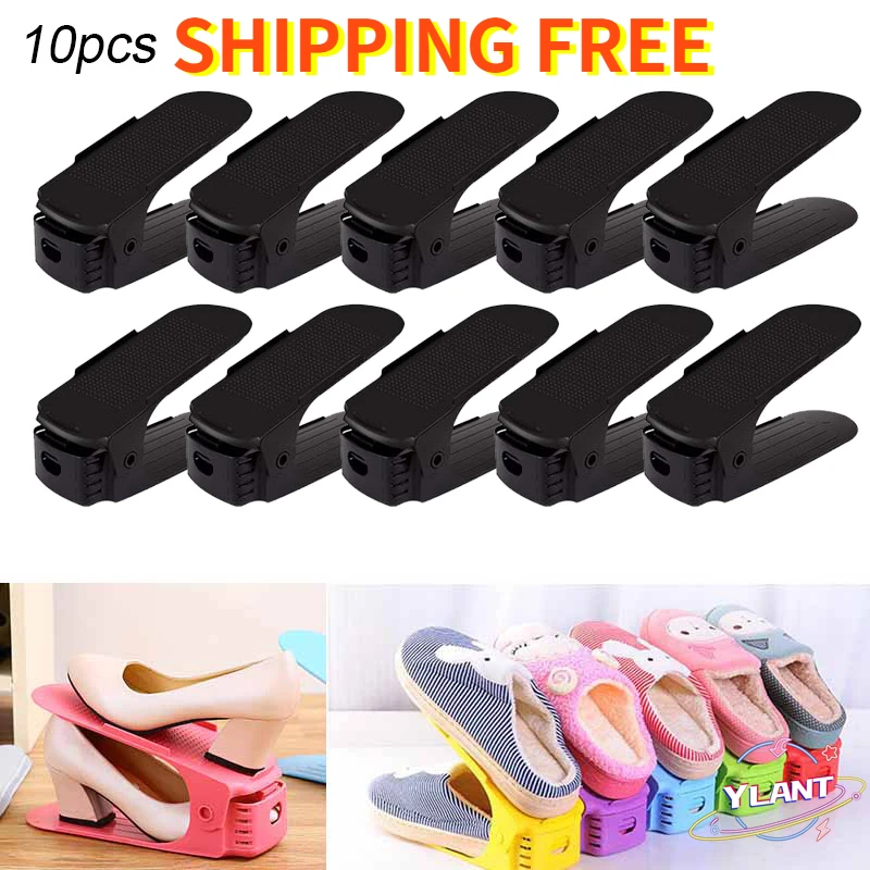 SWT 10pcs Durable Adjustable Shoe Organizer Footwear Support Slot Space Saving Cabinet Closet Stand Shoes Storage Rack Shoebox
SWT 10pcs Durable Adjustable Shoe Organizer Footwear Support Slot Space Saving Cabinet Closet Stand Shoes Storage Rack Shoebox