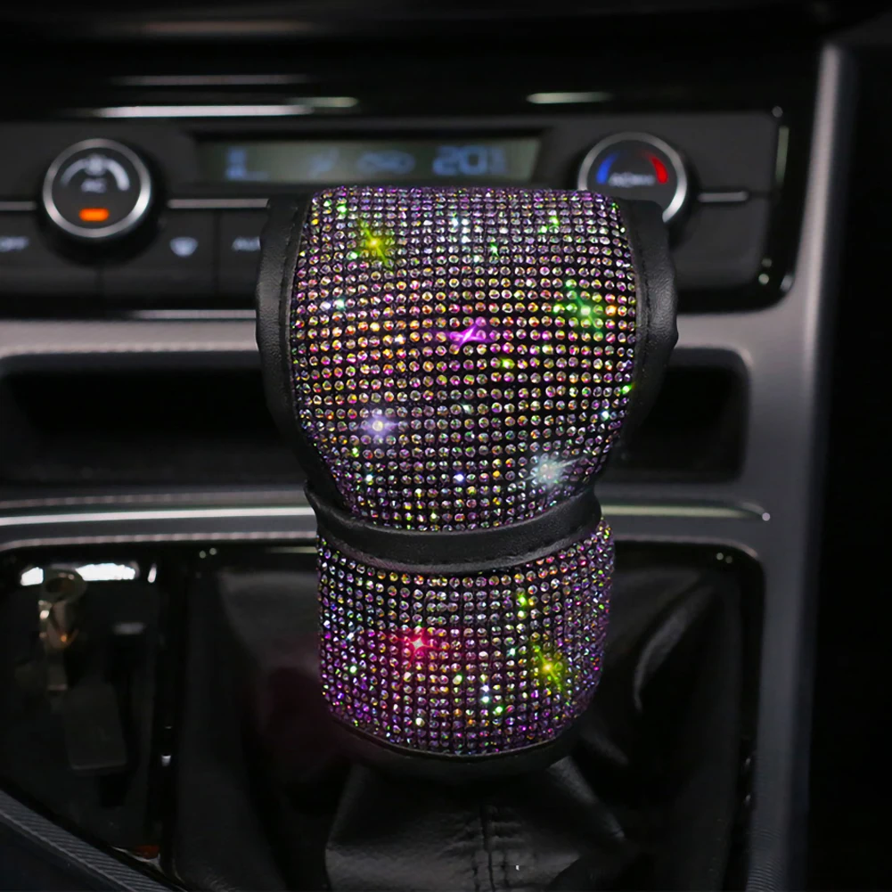 3pcs/Set Crystal Diamond Seat Belt Cover & Gear Shift Knob Cover & Handbrake Cover Rhinestone Leather Handcraft Car Accessories
3pcs/Set Crystal Diamond Seat Belt Cover & Gear Shift Knob Cover & Handbrake Cover Rhinestone Leather Handcraft Car Accessories