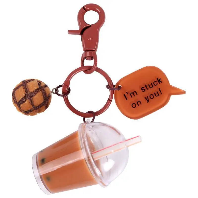 Creative Personality Keychains Accessories Fun Pearl Milk Tea AirPods Earphone Set Key Chains Pendant Bag Pendant key Rings 
Creative Personality Keychains Accessories Fun Pearl Milk Tea AirPods Earphone Set Key Chains Pendant Bag Pendant key Rings