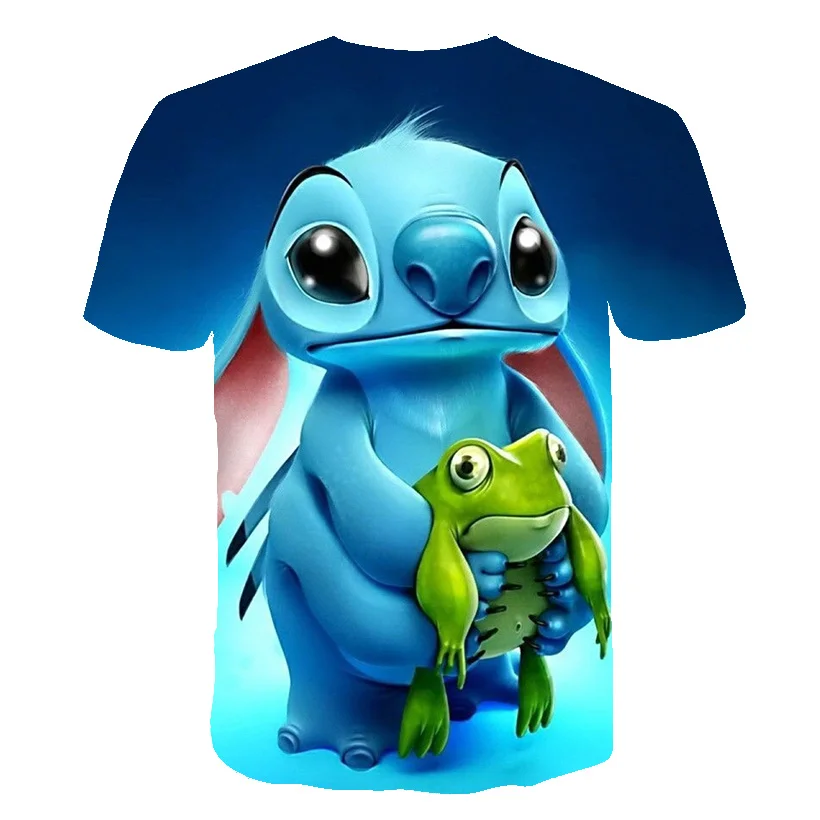 Lilo Kids Harajuku Kawaii Knit T-shirt for Boys Girls 3D Animal Funny Print T-shirt Cartoon Print Streetwear
Lilo Kids Harajuku Kawaii Knit T-shirt for Boys Girls 3D Animal Funny Print T-shirt Cartoon Print Streetwear