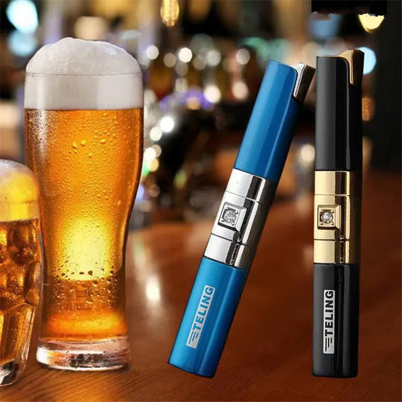 Ladies Lighter Butane Gas Open Flame Torch Lighter Slender Elegant Turbo Lighter Gadgets for Men Smoking Accessories Cool
Ladies Lighter Butane Gas Open Flame Torch Lighter Slender Elegant Turbo Lighter Gadgets for Men Smoking Accessories Cool