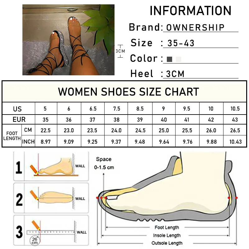Woman Transparent Sandal Women 2020 Crystal Gladiator Women's Cross Tie Ladies Casual Female Summer Thick Bottom Shoes Plus Size
Woman Transparent Sandal Women 2020 Crystal Gladiator Women's Cross Tie Ladies Casual Female Summer Thick Bottom Shoes Plus Size