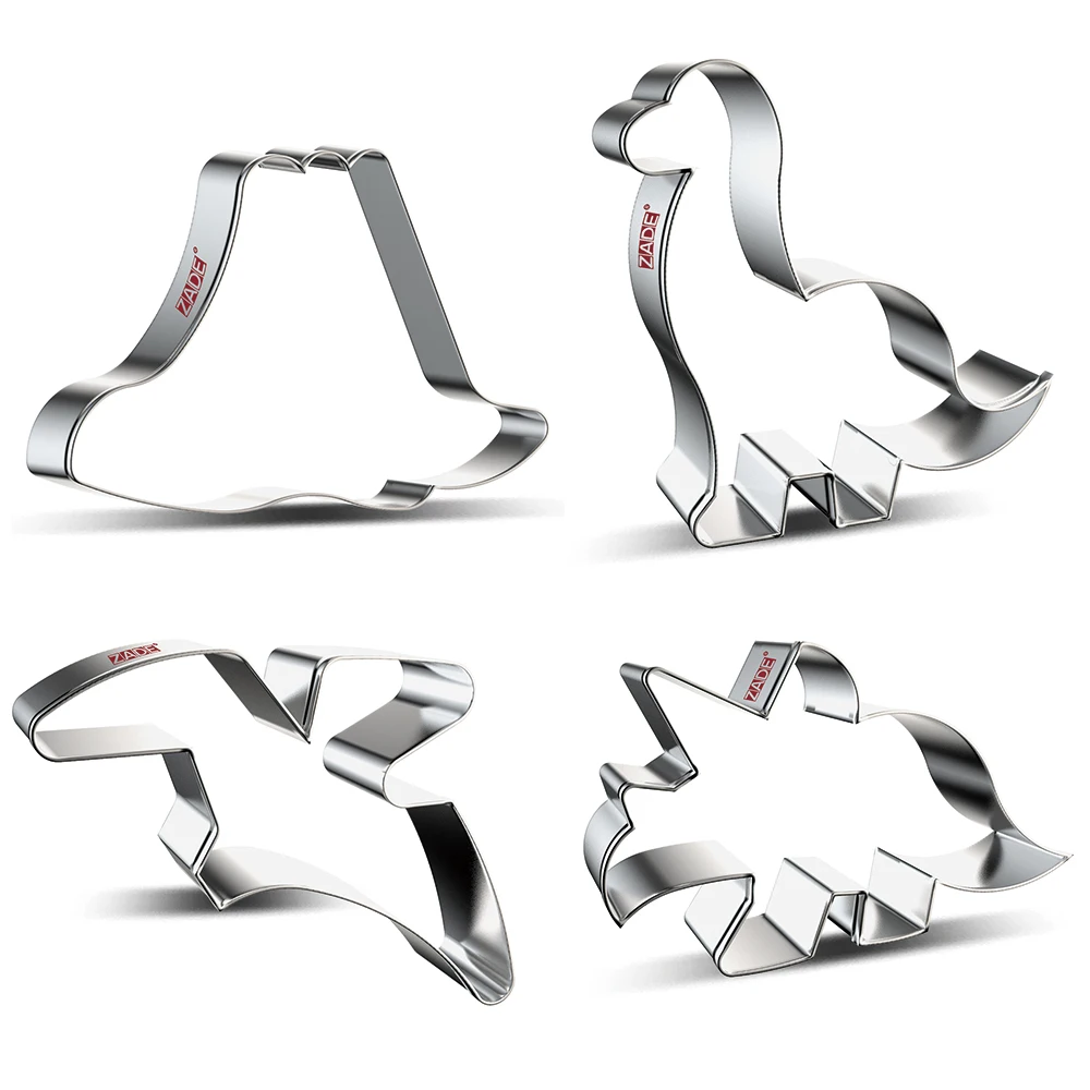 ZADE Dinosaur T-REX Cookie Cutter for Biscuit Fondant Dinosaur Cookie Cutter - Stainless Steel
ZADE Dinosaur T-REX Cookie Cutter for Biscuit Fondant Dinosaur Cookie Cutter - Stainless Steel
