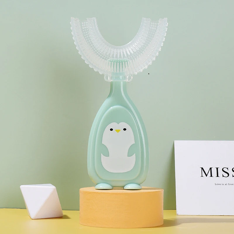 Children's Manual Toothbrush Waterproof U-Shaped Silicone Toothbrush, U-Shaped Kids Toothbrush, Soft Silica Gel Brush Heads
Children's Manual Toothbrush Waterproof U-Shaped Silicone Toothbrush, U-Shaped Kids Toothbrush, Soft Silica Gel Brush Heads