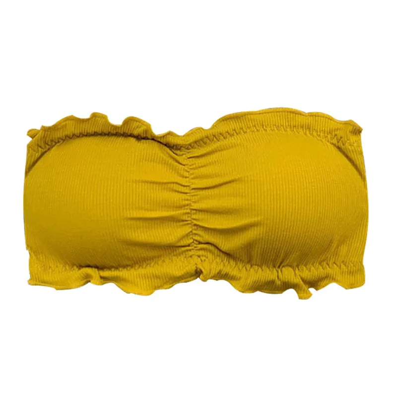 New Thread Cotton Colorful Beauty Back Underwear Female Strapless Bra Undershirt Wrap-around Buckle No Rims Bra
New Thread Cotton Colorful Beauty Back Underwear Female Strapless Bra Undershirt Wrap-around Buckle No Rims Bra