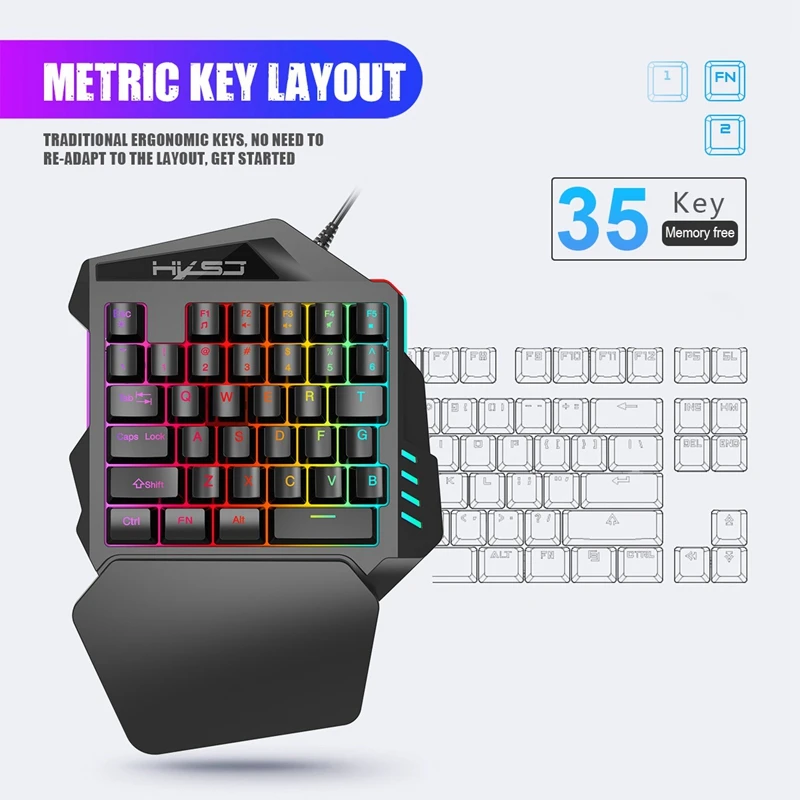 V100+A907 for PUBG Keyboard Mouse Set 35 Keys Mini USB Wired Keyboard+ Mouse Gaming Gift for Laptop PC Notebook Desktop
V100+A907 for PUBG Keyboard Mouse Set 35 Keys Mini USB Wired Keyboard+ Mouse Gaming Gift for Laptop PC Notebook Desktop
