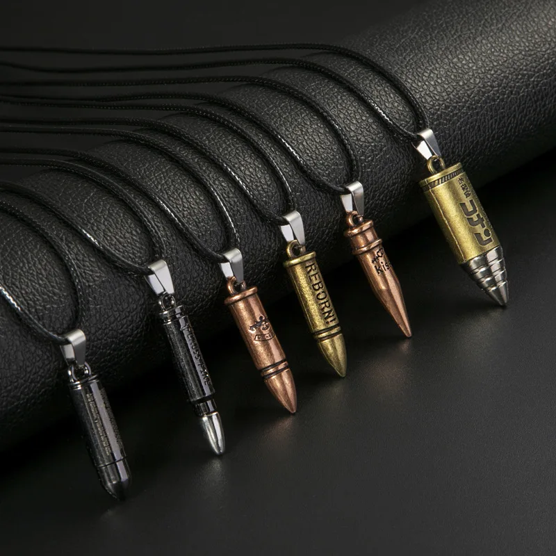 2021 all-match men's hip hop necklace bullet pendant European and American jewelry street personality stainless steel necklace
2021 all-match men's hip hop necklace bullet pendant European and American jewelry street personality stainless steel necklace