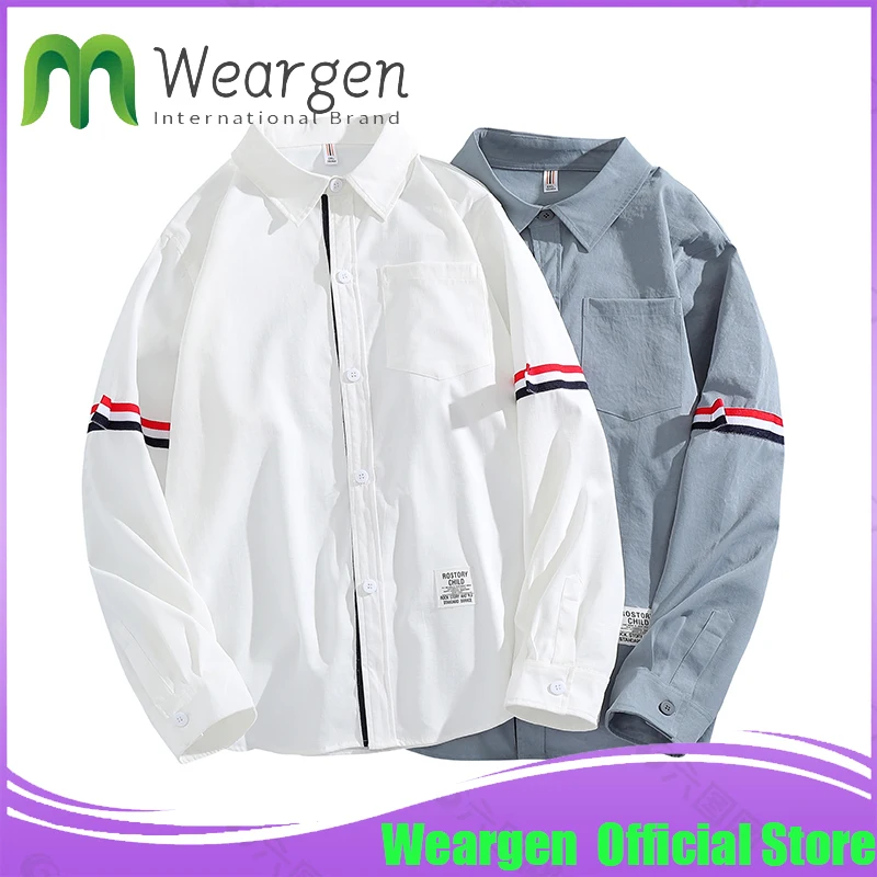 Weargen Men Shirts Street Long Sleeve 2021 Loose Black Fishing Shirt Tooling Pocket Japan Oversize Outdoor Workwear G64
Weargen Men Shirts Street Long Sleeve 2021 Loose Black Fishing Shirt Tooling Pocket Japan Oversize Outdoor Workwear G64