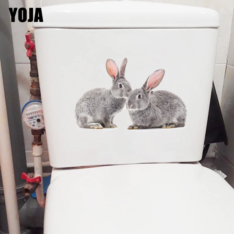 YOJA 26,6 × 17,2 см, два серых кролика, животное, модель из ПВХ, аксессуары для унитаза
YOJA 26,6 × 17,2 см, два серых кролика, животное, модель из ПВХ, аксессуары для унитаза