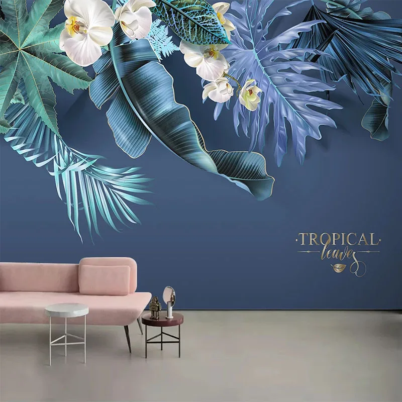 Custom 3D Wall Mural Modern Tropical Plants Flower Wallpaper Living Room Bedroom Nordic Style Home Decor 3D Waterproof Stickers
Custom 3D Wall Mural Modern Tropical Plants Flower Wallpaper Living Room Bedroom Nordic Style Home Decor 3D Waterproof Stickers