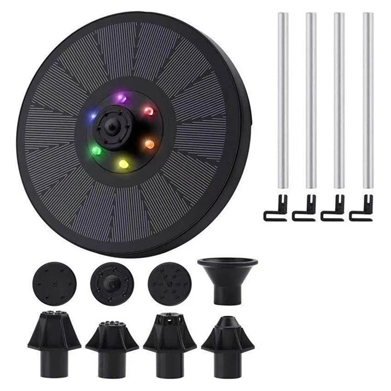 Solar Fountain with LED Light, Solar Water Pump, Solar Powered Fountain Pump for Bird Bath, Garden, Outdoor, Pool
Solar Fountain with LED Light, Solar Water Pump, Solar Powered Fountain Pump for Bird Bath, Garden, Outdoor, Pool