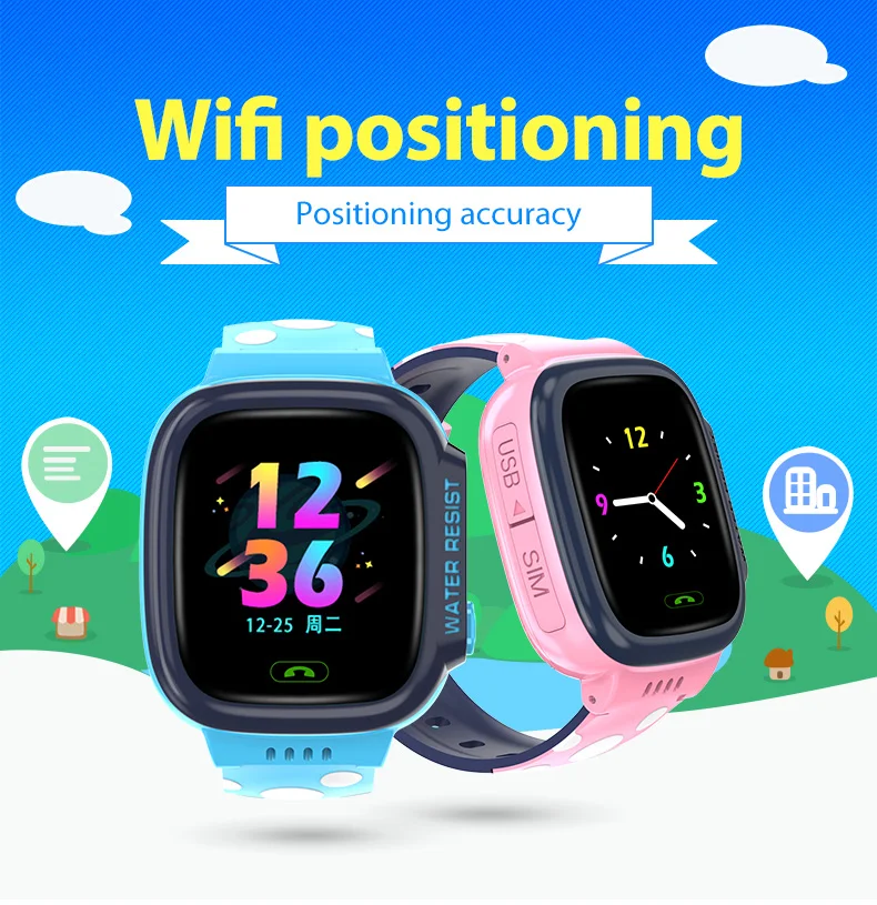Smart Watch Kids GPS Wifi Positioning Tracker Waterproof Smartwatch children's Video Call Phone Back Monitor Y92
Smart Watch Kids GPS Wifi Positioning Tracker Waterproof Smartwatch children's Video Call Phone Back Monitor Y92