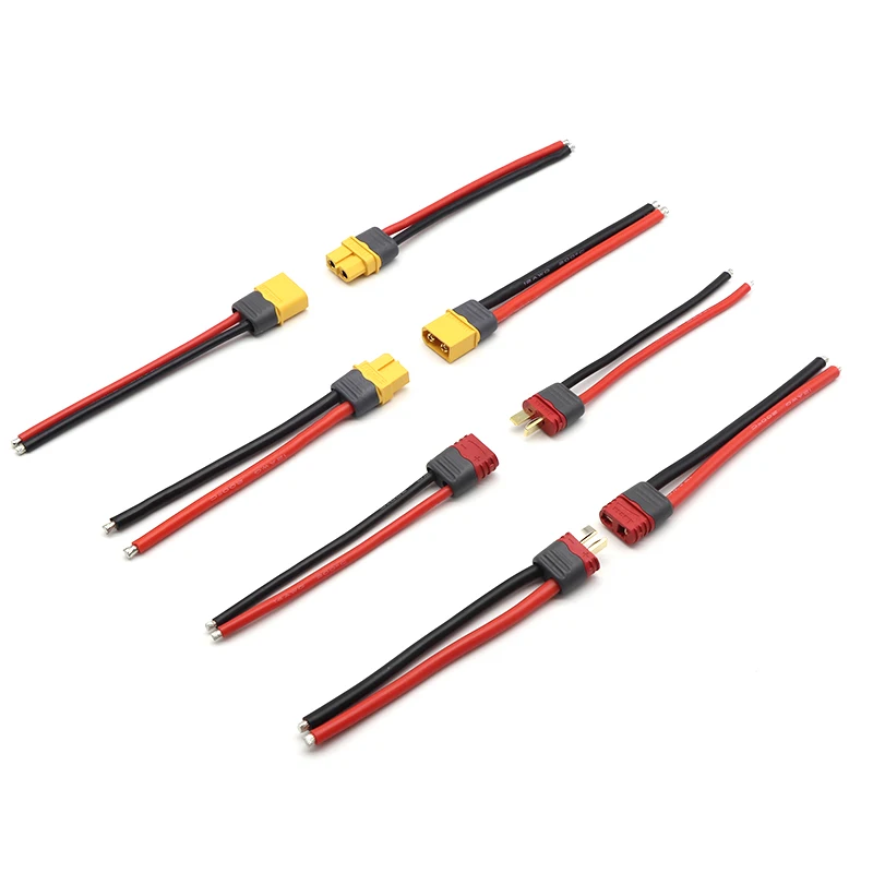 2PCS AMASS XT60+ T-Plug Connector 14AWG 100mm Male Female Power Cable Wire for RC FPV Racing Drone Quadcopter DIY Parts
2PCS AMASS XT60+ T-Plug Connector 14AWG 100mm Male Female Power Cable Wire for RC FPV Racing Drone Quadcopter DIY Parts
