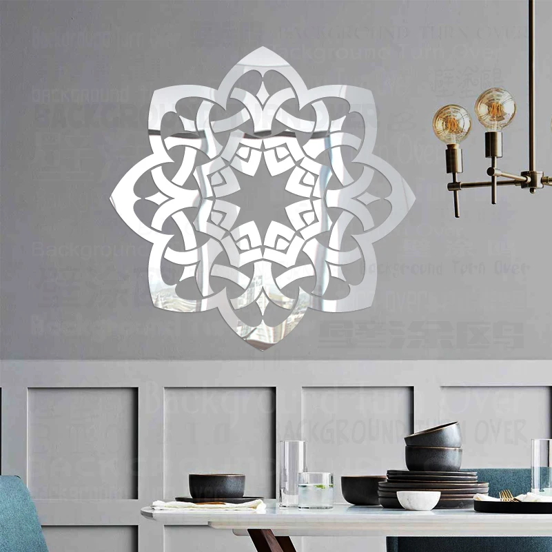60cm - 140cm Wall Sticker Mirror Wedding Home Décor Ornament Undefined Door Sideboard Flower Petals Ring Round Mandala O172
60cm - 140cm Wall Sticker Mirror Wedding Home Décor Ornament Undefined Door Sideboard Flower Petals Ring Round Mandala O172