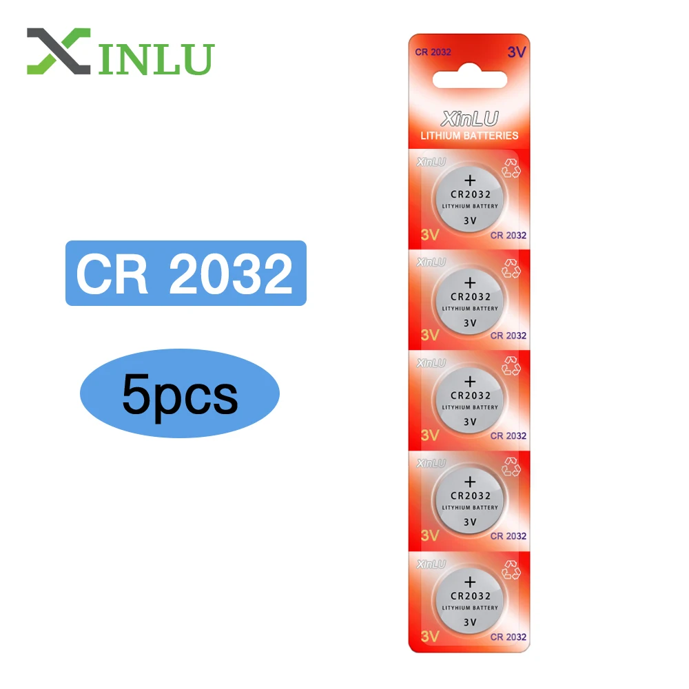 Батарея CR2032 5 шт./лот 3 в DL2032 ECR2032 CR 2032 литиевая кнопка батарейка монета батарея