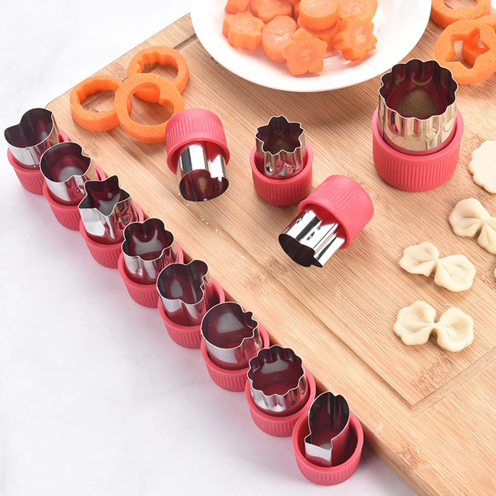 12Pcs Cookie Pastry Maker Portable Stainless Steel Dough Cutting Tool Star/Flower Shaped Cookie Mold Kitchen Gadgets Cake Decor
12Pcs Cookie Pastry Maker Portable Stainless Steel Dough Cutting Tool Star/Flower Shaped Cookie Mold Kitchen Gadgets Cake Decor