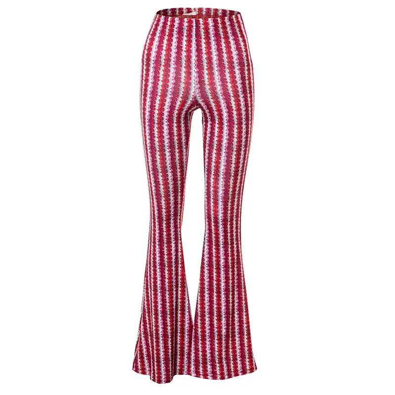 Donsignet Woman Pants European and American Summer New Fashion Women's Low Waist Package Hip Printing Leisure Flare Pants Woman 
Donsignet Woman Pants European and American Summer New Fashion Women's Low Waist Package Hip Printing Leisure Flare Pants Woman