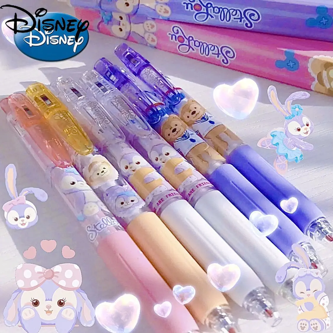 Disney Stellalou Duffy bea Press Pen student cute 0.5mm black neutral gel pen plastic
Disney Stellalou Duffy bea Press Pen student cute 0.5mm black neutral gel pen plastic