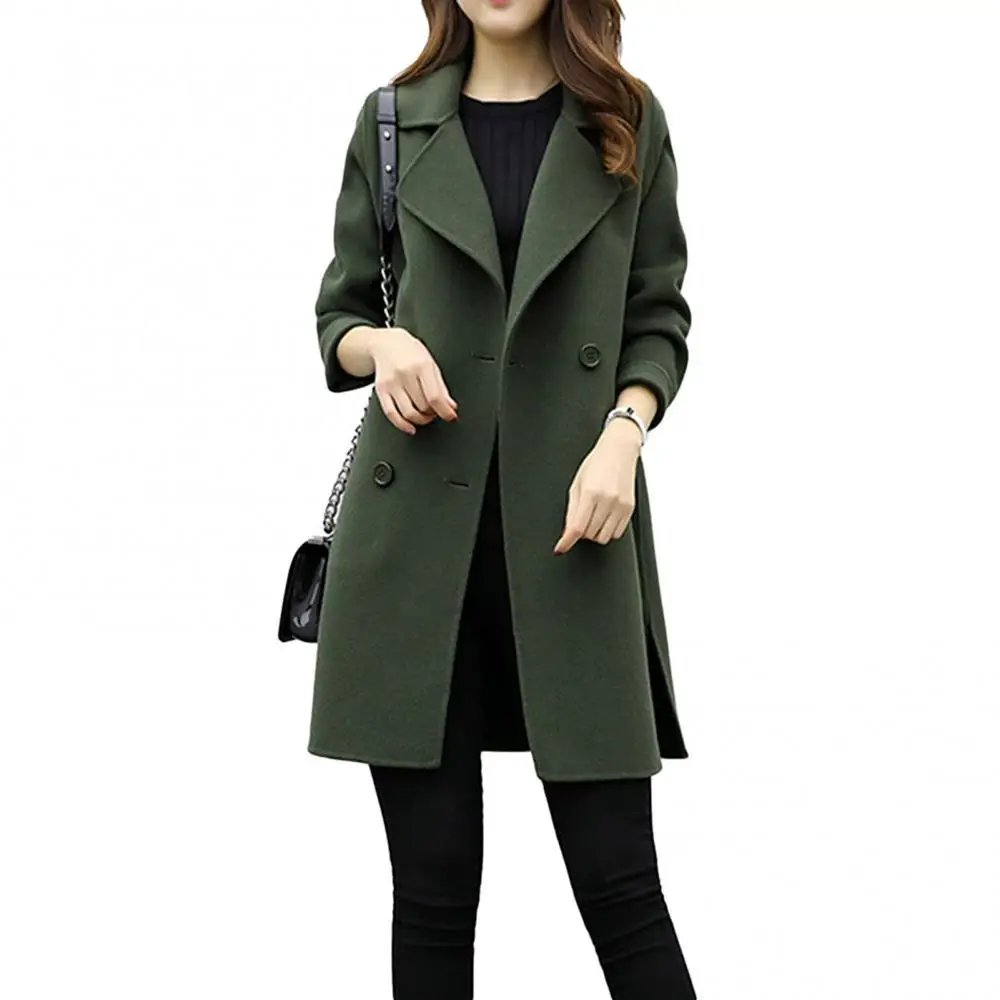 2021 New Autumn Winter Women Jacket Lapel Double-breasted Woolen Midi Trench Coat Jackets abrigos para mujer
2021 New Autumn Winter Women Jacket Lapel Double-breasted Woolen Midi Trench Coat Jackets abrigos para mujer