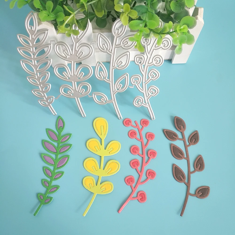 New 4 exquisite leaves cutting dies DIY scrapbook, embossed card making, photo album decoration, handmade craft
New 4 exquisite leaves cutting dies DIY scrapbook, embossed card making, photo album decoration, handmade craft