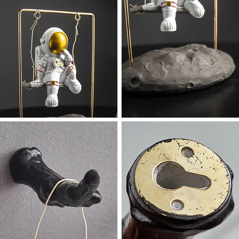 Spaceman model wall hanging astronaut statue wall decoration Nordic bedroom decoration creative furnishings home decoration gift
Spaceman model wall hanging astronaut statue wall decoration Nordic bedroom decoration creative furnishings home decoration gift