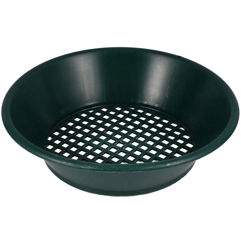 1Pc Green Gold Pan Sifting Classifier Mesh Screen Mining Sifter Metal Detecting Tool Panning Classifier 34x34x10Cm
1Pc Green Gold Pan Sifting Classifier Mesh Screen Mining Sifter Metal Detecting Tool Panning Classifier 34x34x10Cm