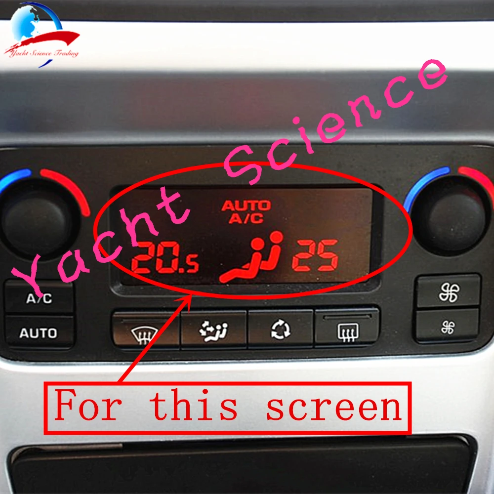 ЖК-панель для Peugeot 207 с ЖК-дисплеем ремонта пикселей на красном фоне - купить по