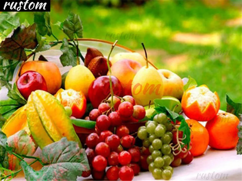 Diamond Painting 5D DIY Fruit Cross Stitch Full Square Round Drill Embroidery Handmade Home Room Wall Home Decor Craft Rustom
Diamond Painting 5D DIY Fruit Cross Stitch Full Square Round Drill Embroidery Handmade Home Room Wall Home Decor Craft Rustom