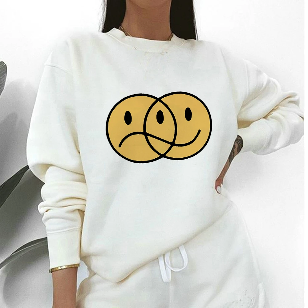 Good Mood Be Happy Letter Print Sweatshirt Girl Next Door Fashion Style Sporty Chic Crewneck Pullover Hoodie Women Teen Clothing
Good Mood Be Happy Letter Print Sweatshirt Girl Next Door Fashion Style Sporty Chic Crewneck Pullover Hoodie Women Teen Clothing