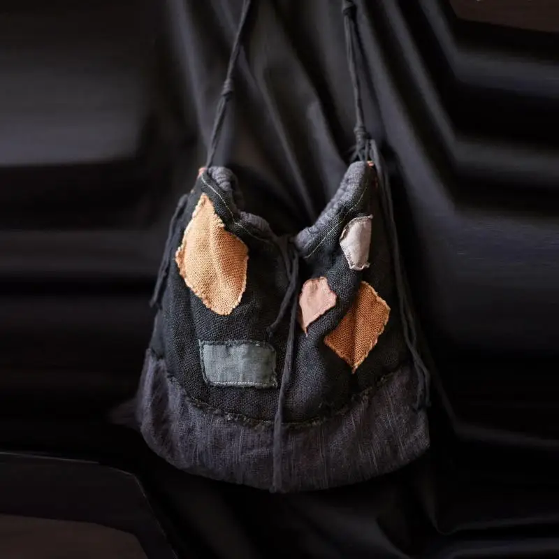 Johnature Retro Coarse Linen Spliced Thick Women Bag Versatile Large Capacity Drawstring Patchwork Shoulder & Crossbody Bags
Johnature Retro Coarse Linen Spliced Thick Women Bag Versatile Large Capacity Drawstring Patchwork Shoulder & Crossbody Bags