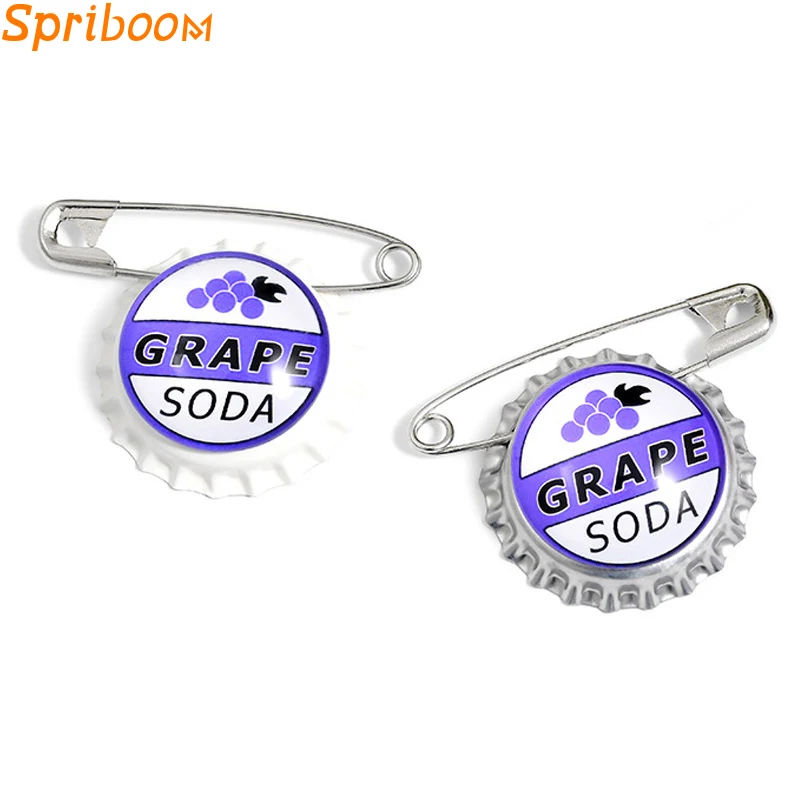Purple Grape Soda Pins Bottle Cap Paperpin Brooches for Friends Kids Japanese Anime Cartoon Movie Lapel Pin Brooch Jewelry Gift
Purple Grape Soda Pins Bottle Cap Paperpin Brooches for Friends Kids Japanese Anime Cartoon Movie Lapel Pin Brooch Jewelry Gift