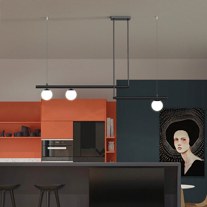 Modern Dinning Room Pendant Lighting Nordic Glass Ball Pendant Lamp Art Decor Bar/Shop Light Fixture Lustre Luminaire Lampara
Modern Dinning Room Pendant Lighting Nordic Glass Ball Pendant Lamp Art Decor Bar/Shop Light Fixture Lustre Luminaire Lampara