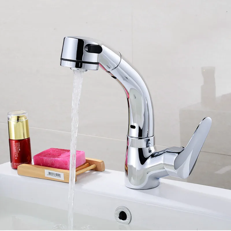 Faucet hot and cold pull-out sink basin single hole liftable wash head telescopic rotating Bathtub Faucets WJ923
Faucet hot and cold pull-out sink basin single hole liftable wash head telescopic rotating Bathtub Faucets WJ923