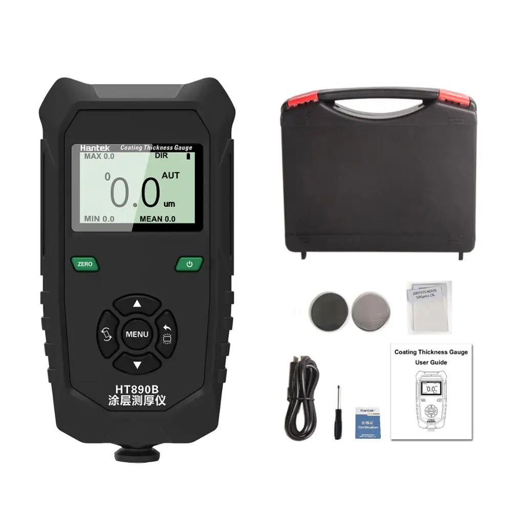 Hantek HT890B Coating Thickness Gauge with 2 Thickness Measurement Methods Car Paint Film Thickness Tester
Hantek HT890B Coating Thickness Gauge with 2 Thickness Measurement Methods Car Paint Film Thickness Tester