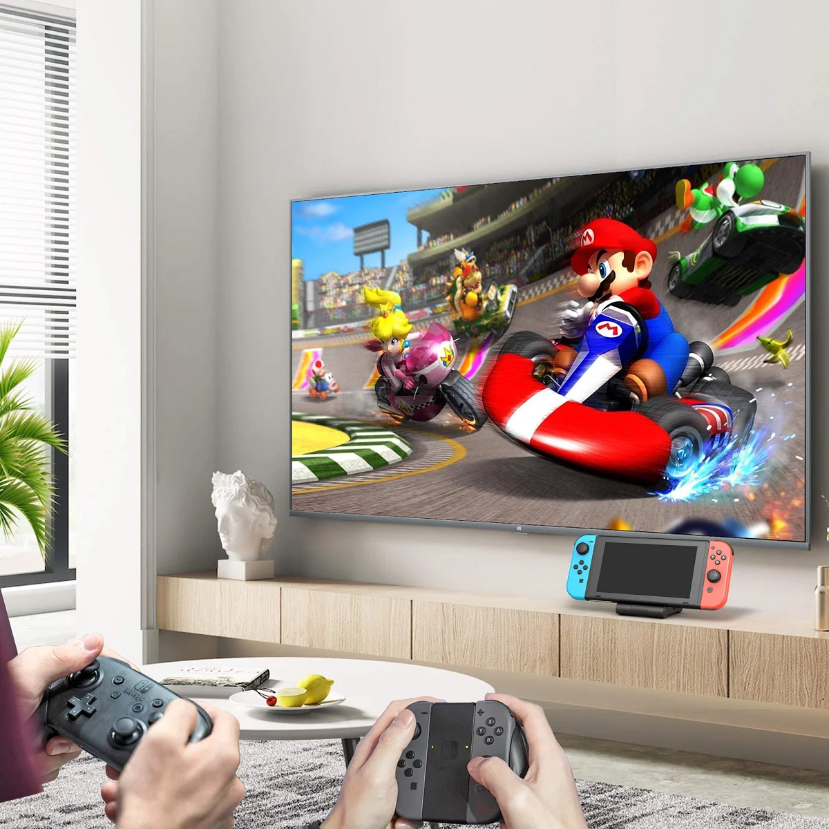 Switch TV Dock Док-станция для Nintendo Switch. Портативная подставка зарядки компактный
