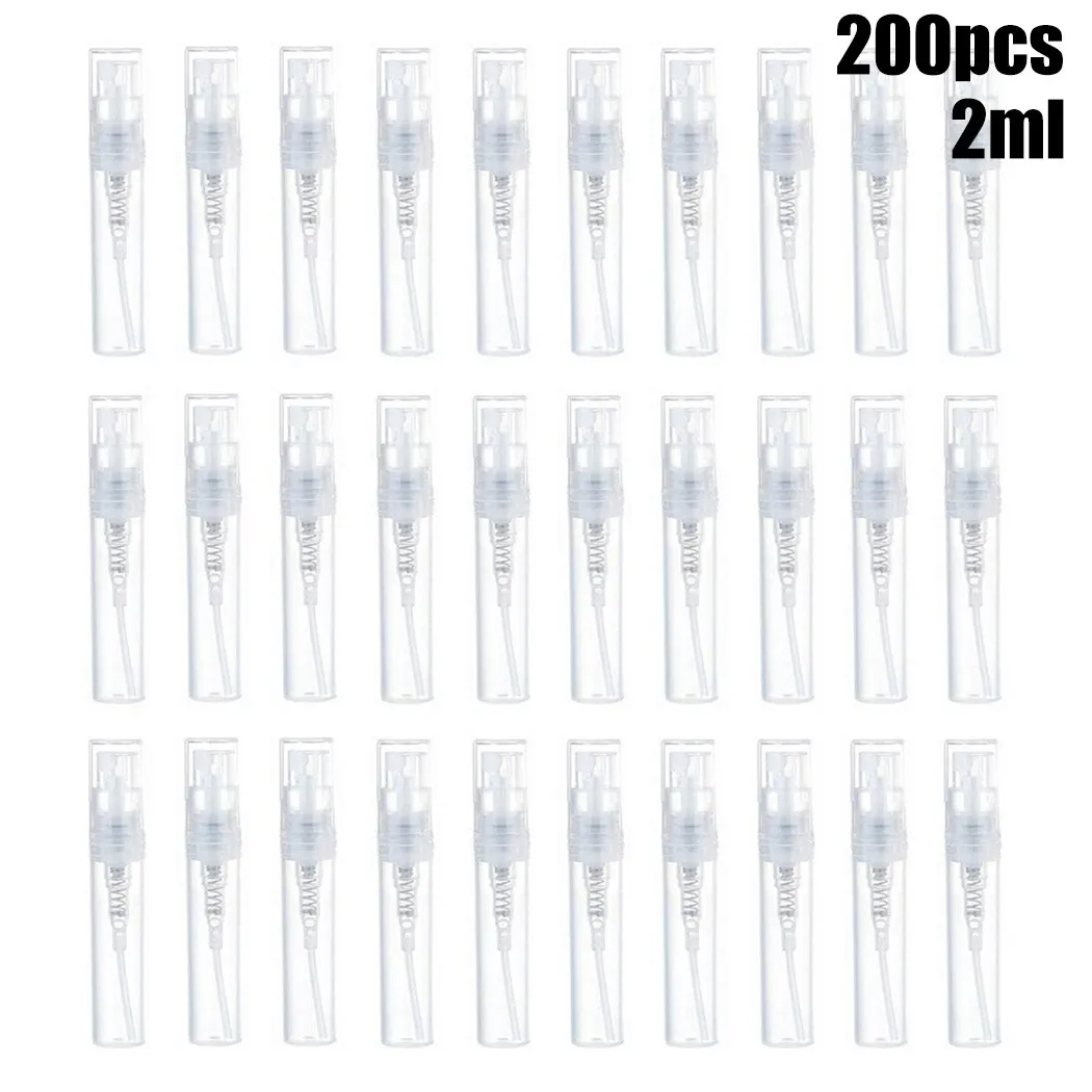200pc Mini Clear Plastic Spray Bottle Atomizer Perfume Bottles Atomizing Spray Liquid Container For Travel Essential Oil Perfume
200pc Mini Clear Plastic Spray Bottle Atomizer Perfume Bottles Atomizing Spray Liquid Container For Travel Essential Oil Perfume