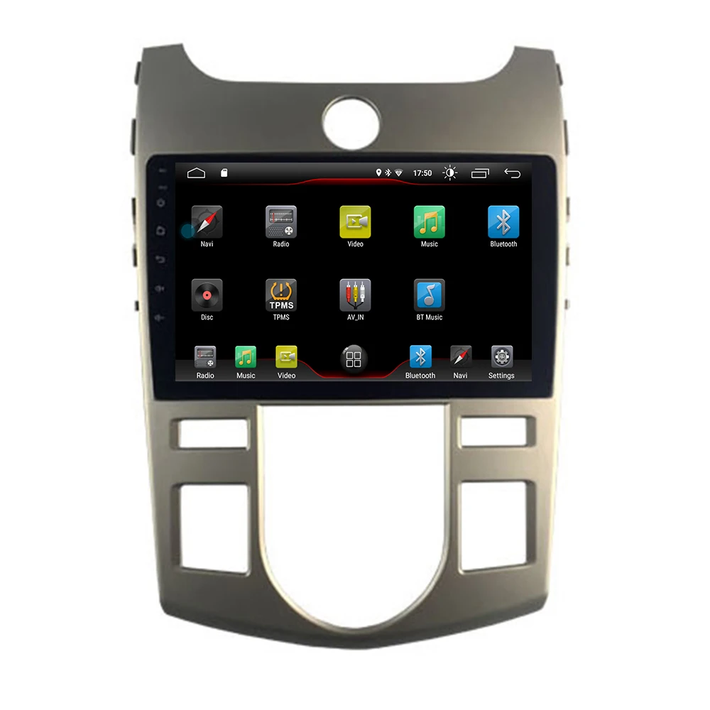 Android 10 2.5D автомобильный dvd для KIA Forte Cerato 2008 2012 Мультимедиа GPS Радио Стерео gps