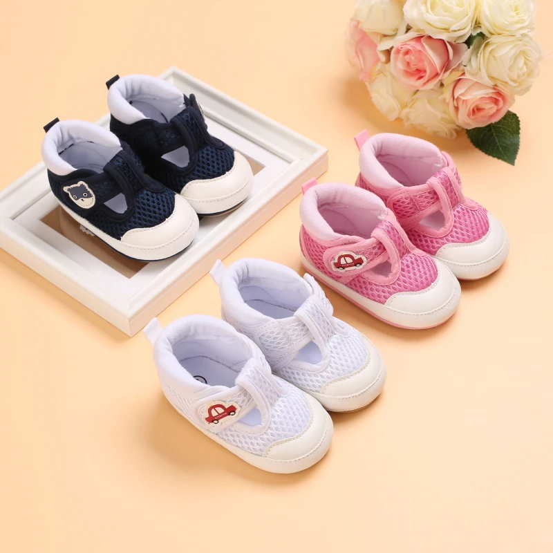 Spring and Autumn Boys And Girls Baby Breathable Soft Rubber Sole Anti-Skid Sports Shoes 0-18 Months Newborn Toddler Shoes
Spring and Autumn Boys And Girls Baby Breathable Soft Rubber Sole Anti-Skid Sports Shoes 0-18 Months Newborn Toddler Shoes