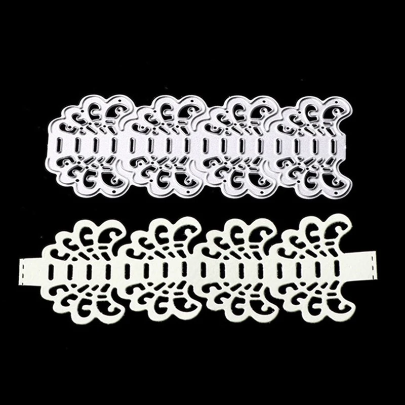 1pc New Design Lace Flower Edge Border Metal Cutting Dies Stencils for DIY Scrapbooking Decorative Crafts Embossing Paper Cards
1pc New Design Lace Flower Edge Border Metal Cutting Dies Stencils for DIY Scrapbooking Decorative Crafts Embossing Paper Cards