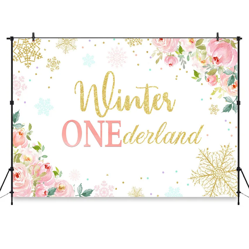 Mocsicka Baby Shower Backdrops Winter Birthday Party Photographic Background Snowflake Flower Banner for Photographing
Mocsicka Baby Shower Backdrops Winter Birthday Party Photographic Background Snowflake Flower Banner for Photographing