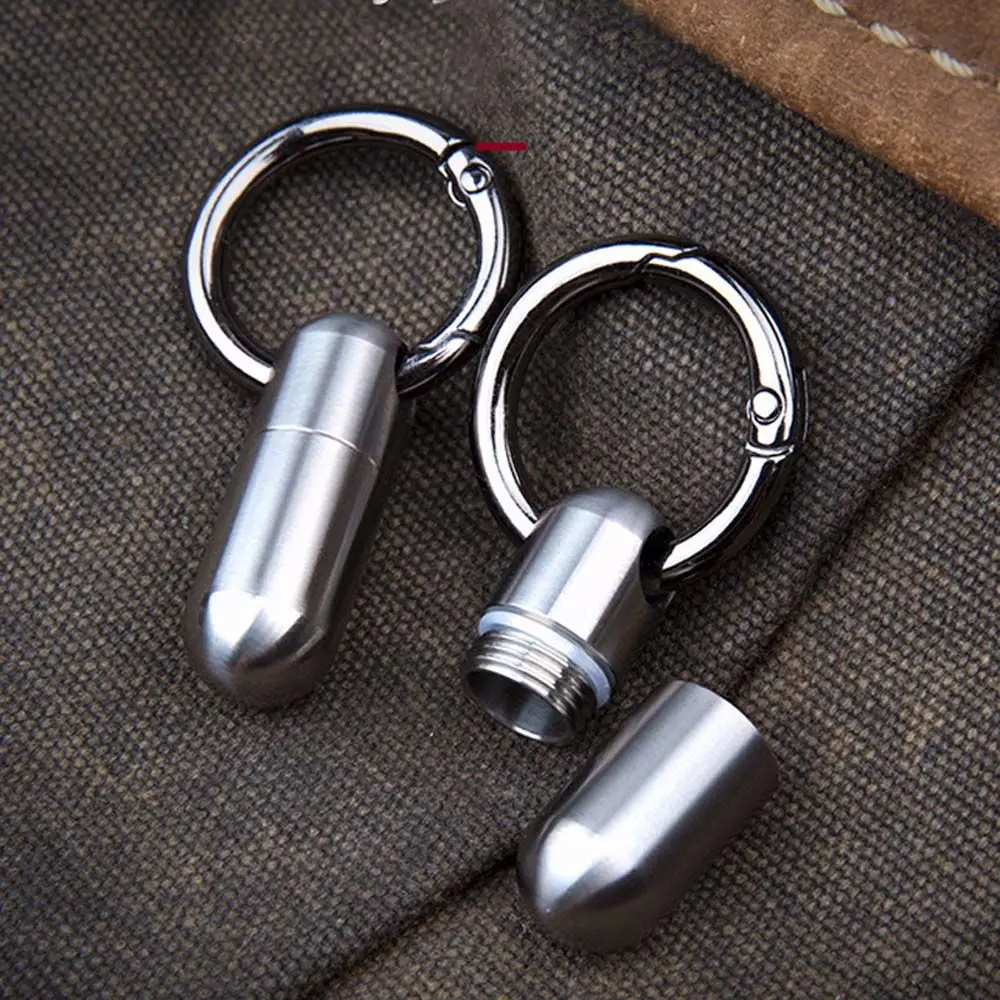 Capsule Emergency Drug Container First-Aid Canister Pill Box Keychain Pill Case Canister Pill Bottles Medicine Bottle
Capsule Emergency Drug Container First-Aid Canister Pill Box Keychain Pill Case Canister Pill Bottles Medicine Bottle