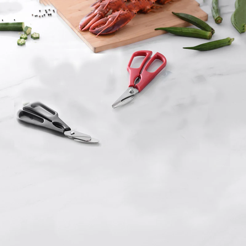 Stainless Steel Scissors New Lobster Fish Shrimp Crab Seafood Scissors Shears Snip Shells Kitchen Tools Slimme Keukentang
Stainless Steel Scissors New Lobster Fish Shrimp Crab Seafood Scissors Shears Snip Shells Kitchen Tools Slimme Keukentang