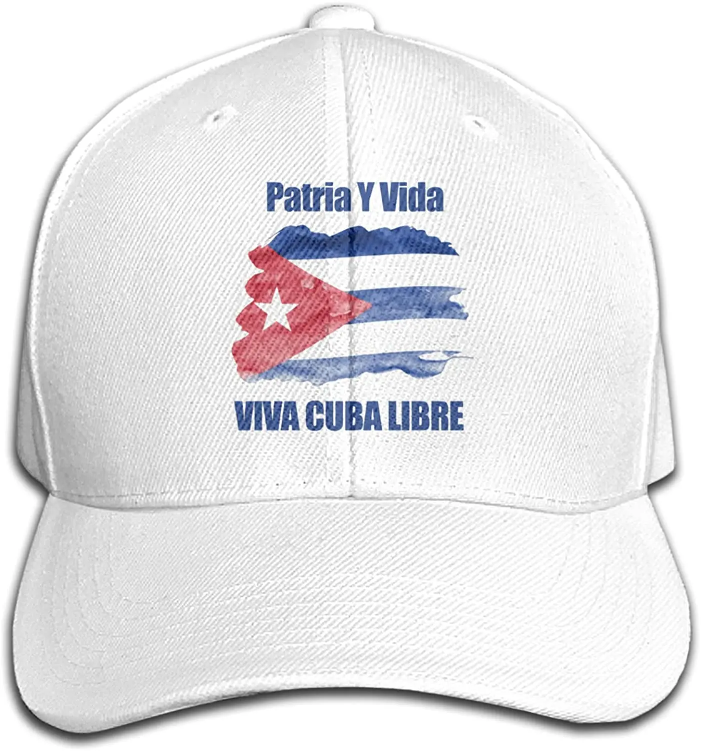 Patria Y Vida Viva Cuba Libre Adjustable Peak Cap Baseball Cap Men and Women Outdoor Travel Sunscreen Sports Cap Trucker Hat
Patria Y Vida Viva Cuba Libre Adjustable Peak Cap Baseball Cap Men and Women Outdoor Travel Sunscreen Sports Cap Trucker Hat