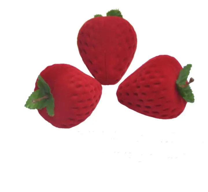 100pcs Strawberry Ring Boxes Flocking Storage Gift Boxes Red Form Velvet Ring Earrings Trinkets Organizer Cases SN3844 
100pcs Strawberry Ring Boxes Flocking Storage Gift Boxes Red Form Velvet Ring Earrings Trinkets Organizer Cases SN3844