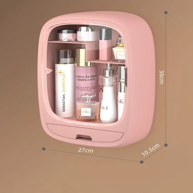 QD # Vanity rack wall-mounted cosmetic storage box punch-free bathroom toilet wash hand table storage rack
QD # Vanity rack wall-mounted cosmetic storage box punch-free bathroom toilet wash hand table storage rack