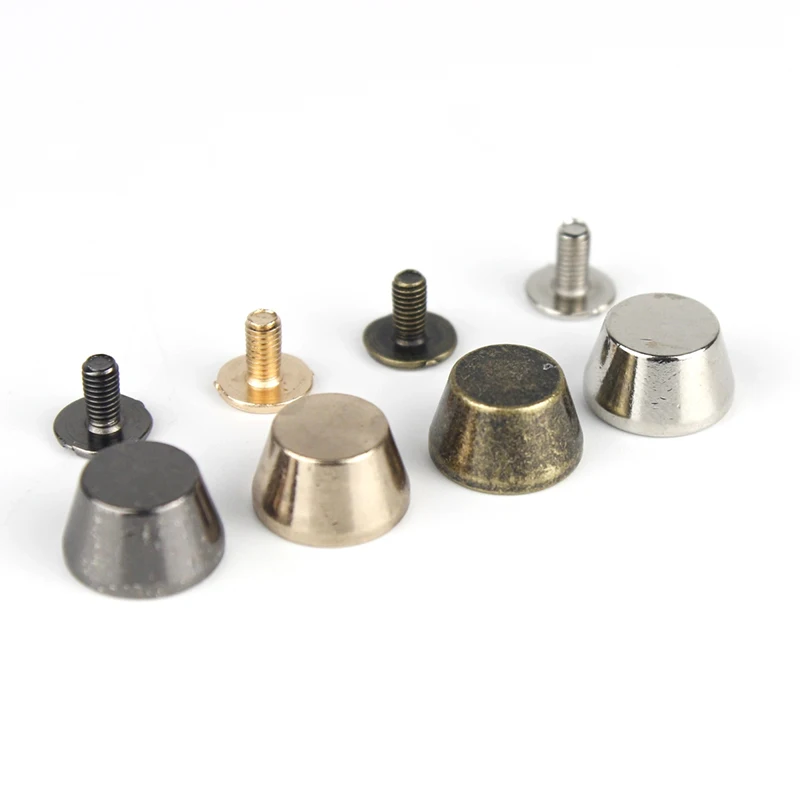 4pcs 12 x 7mm Handbag Bottom Protecting Feet Nail Bucket Shape Flat Studs Screw Back Spikes Rivets Leather Craft Bag Purse Decor
4pcs 12 x 7mm Handbag Bottom Protecting Feet Nail Bucket Shape Flat Studs Screw Back Spikes Rivets Leather Craft Bag Purse Decor