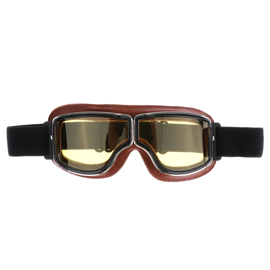 Motorcycle Dirt Bike ATV Goggles - Helmet Sunglasses UV Resistant Motorbike Glasses - (Yellow Lens)
Motorcycle Dirt Bike ATV Goggles - Helmet Sunglasses UV Resistant Motorbike Glasses - (Yellow Lens)