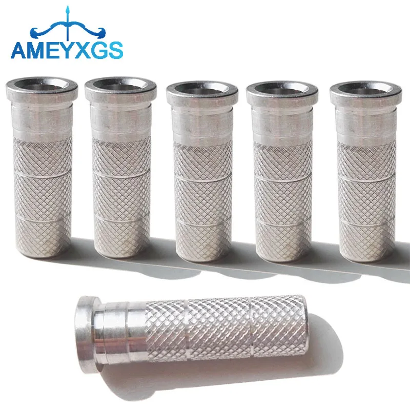 12pcs Archery Aluminum Insert Base Replace Fit for Inner Diameter 6.0mm 6.2mm 7.6mm Arrow Shafts Hunting Shooting Accessories
12pcs Archery Aluminum Insert Base Replace Fit for Inner Diameter 6.0mm 6.2mm 7.6mm Arrow Shafts Hunting Shooting Accessories