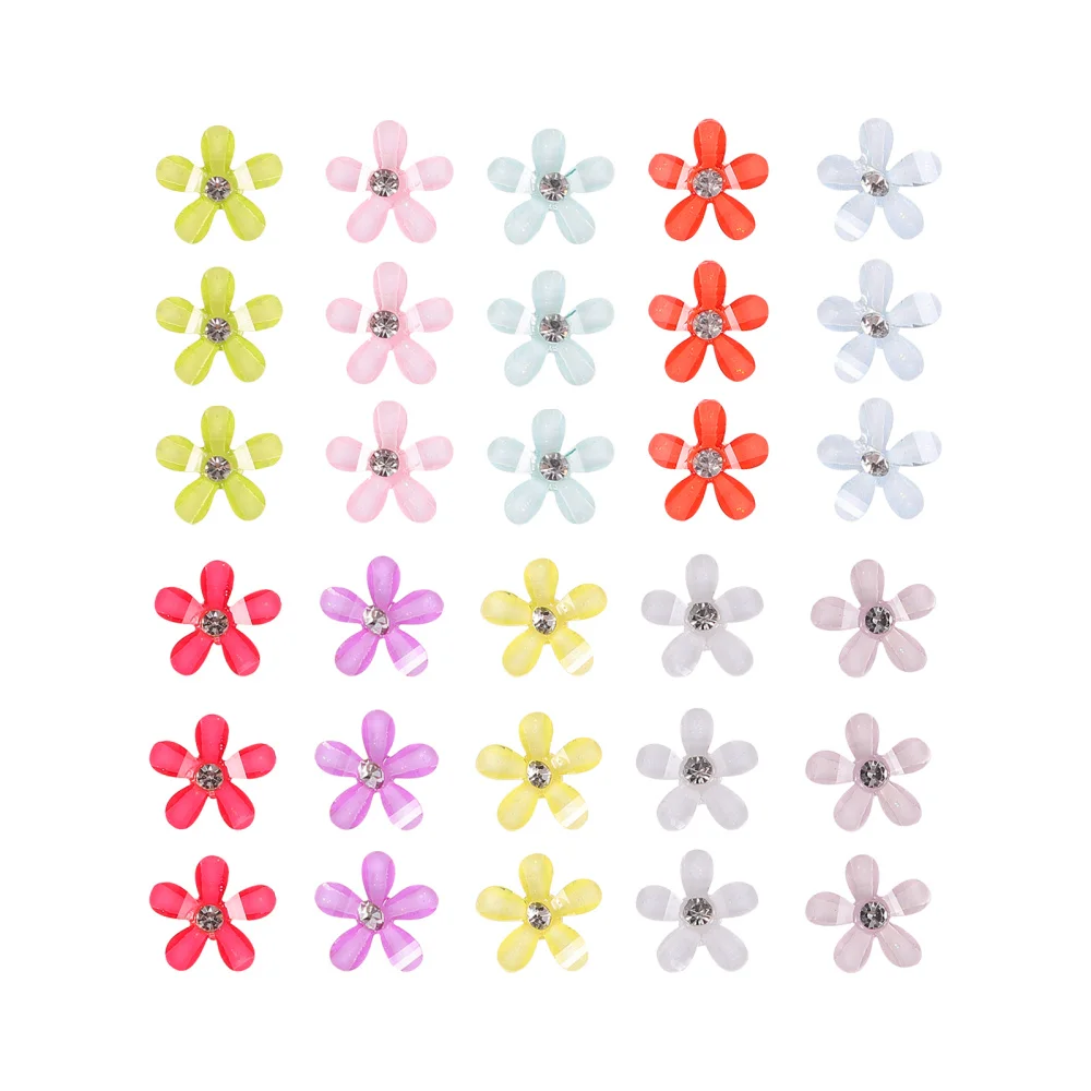 100pcs Diamond Resin Flower DIY Hair Accessories Hairpin Beauty Stickers
100pcs Diamond Resin Flower DIY Hair Accessories Hairpin Beauty Stickers
